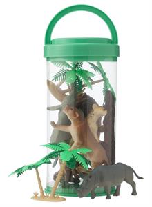 Jungledieren in cilinder (10st.)