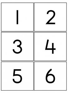 Getallenkaartjes 0-10 (leskist)
