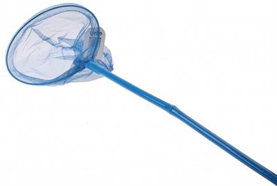 Schepnet bamboe blauw fijnmazig