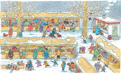 De markt (praatplaat) (Dagmar Stam / Bas)