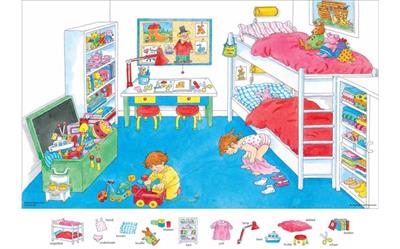 De slaapkamer (praatplaat) (Dagmar Stam / Bas)