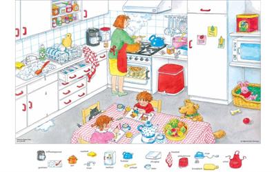 De keuken (praatplaat) (Dagmar Stam / Bas)