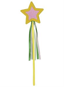Toverstafje meerkleurig met ster (attribuut)