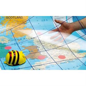 Beebot transparante mat met vakverdeling (60x60 cm)