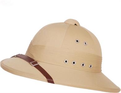 Tropenhelm lichtbruin (hoed)