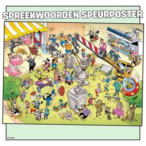 Spreekwoorden speurposter (praatplaat) (Donald Duck)