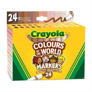 Huidskleurviltstiften en -potloden (etui)