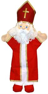 Sinterklaas met benen (handpop)