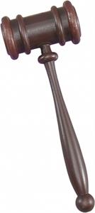 Voorzittershamer plastic (attribuut)