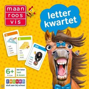 Letterkwartet maanroosvis (taalspel)