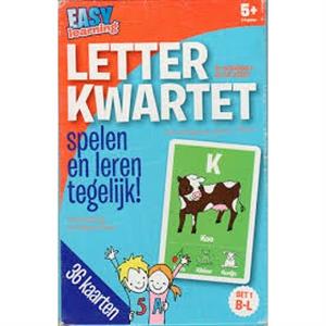 Letterkwartet Easy Learning (taalspel)
