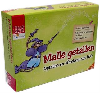 Sommenkwartet Malle Getallen (tot 100) (rekenspel)