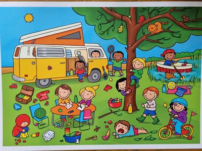 Zomer - De camper (praatplaat)