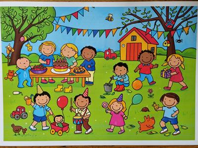 Lente - Wij vieren feest (praatplaat)