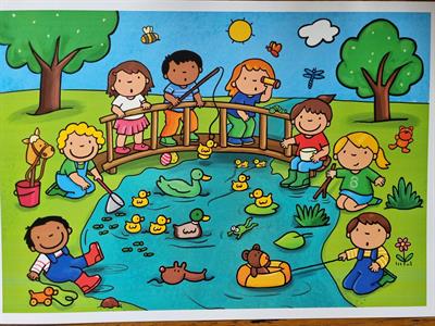 Lente - Het park (praatplaat)