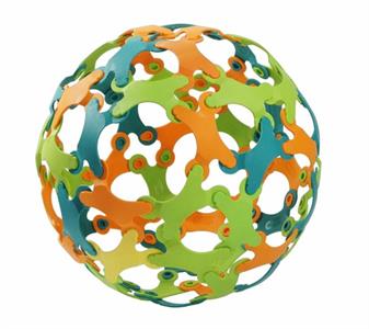 TicToys Binabo constructiespeelgoed gekleurd (60 stukjes)
